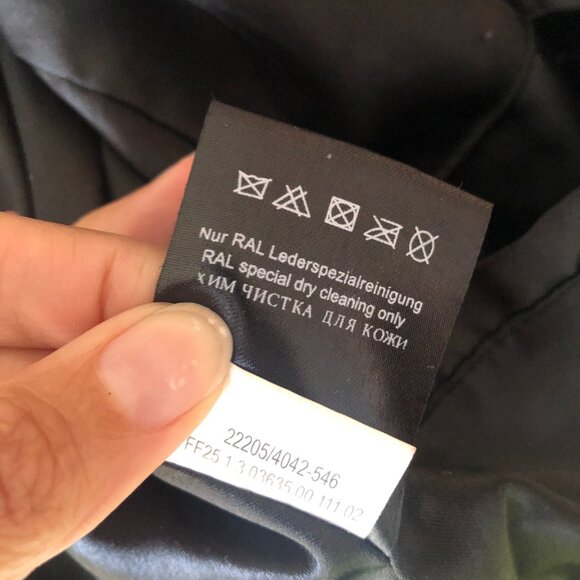 Black leather APART jacket - Picture 8 of 11